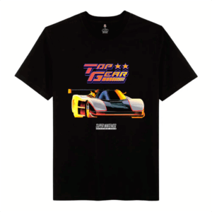 Camisa Preta Top Gear SNES